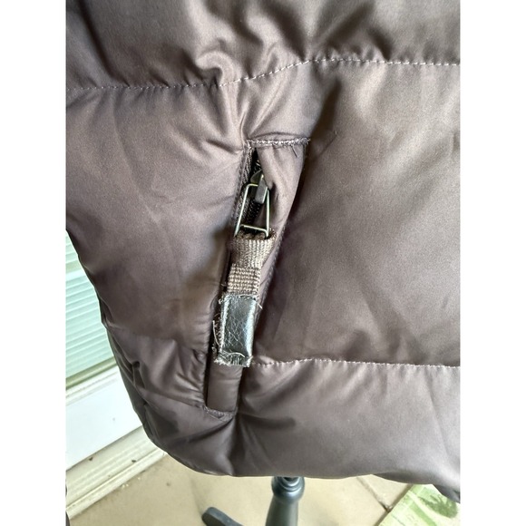 Old Navy Men's Down Jacket M Brown Puffer Coat Warm Winter Outerwear - Picture 4 of 9